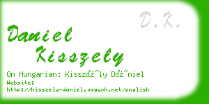 daniel kisszely business card
